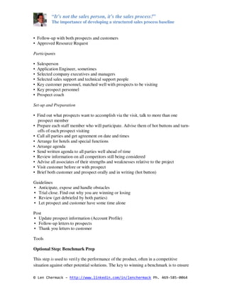 Structured Sales Process Overview | PDF