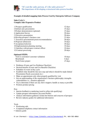 Structured Sales Process Overview | PDF