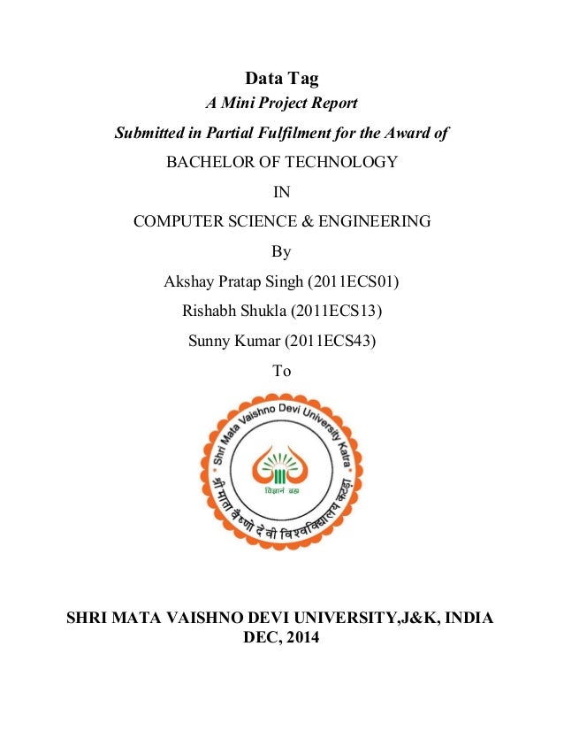 complete mini project report