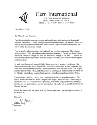Letter of Recommendation - Jim Gray
