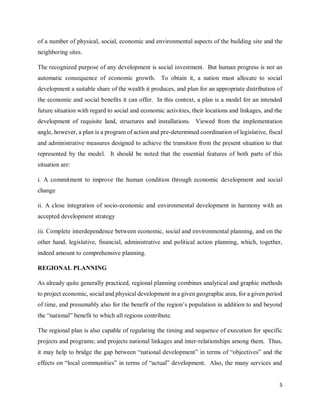 Regional aspects of development and planning | PDF