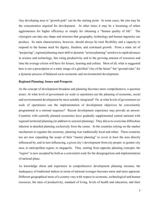 Regional aspects of development and planning | PDF