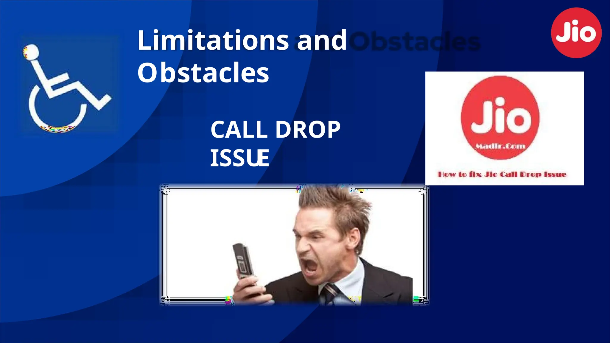 Limitations and
Obstacles
CALL DROP
ISSU
E
 