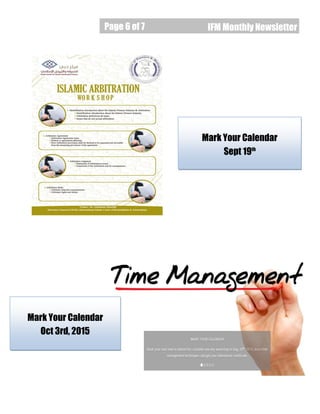 Page 6 of 7
Page 6 of 7 IFM Monthly Newsletter
Mark Your Calendar
Oct 3rd, 2015
Mark Your Calendar
Sept 19th
 