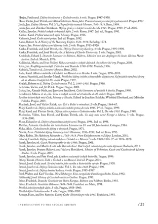 A History Of The Czech Lands 2 Revised Edition Jaroslav Pnek Oldich Tma ...