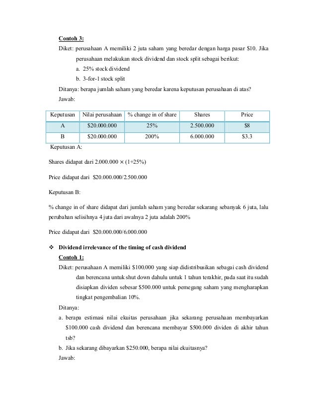 Dividend And Share Repurchase Policy Abshor Marantika Dinda Almira M