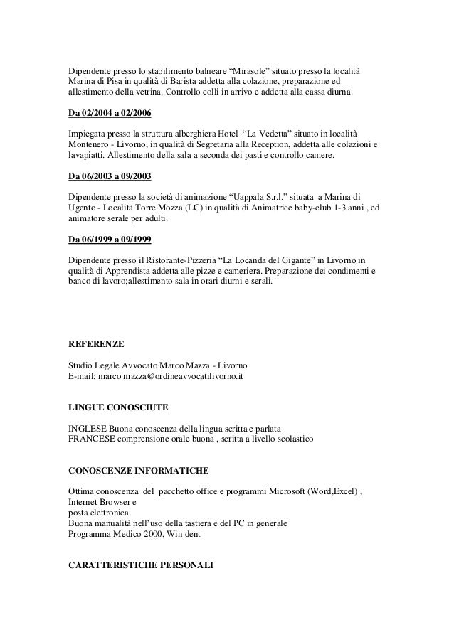 Curriculum vitae lavapiatti 06 picture