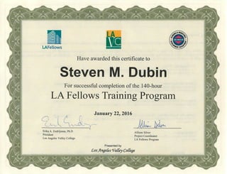 LA Fellows Training Program