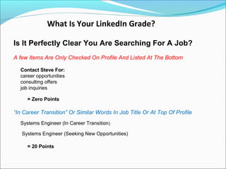 What Is Your Linkedin Grade | PPT