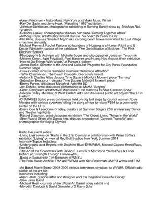 Clocktower Radio - Hopper Shows List | PDF