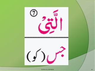 SURAH AL REHMAN 40
 