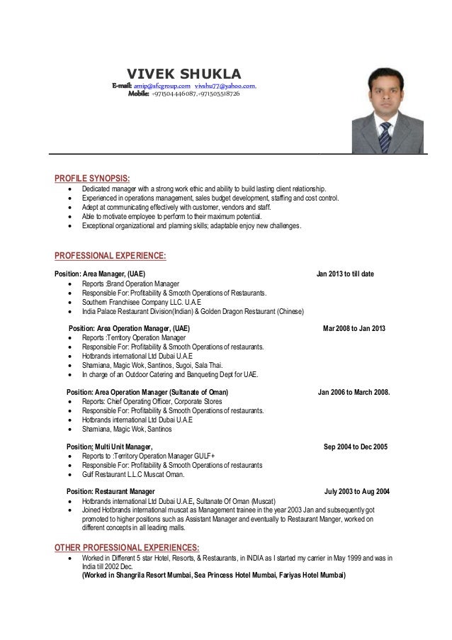 vivek resume change management resume
