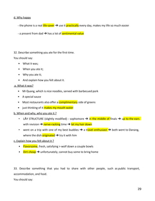 55 cue cards final for speaking questions part 2 ielts | PDF