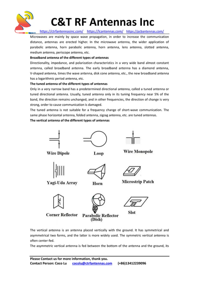 55 Different Types of Antennas With Examples Used in Wireless