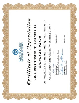 Certificate of Appreciation for Tutoring.PDF