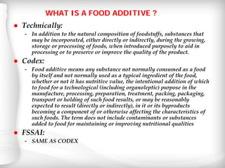 CII-Food Additives-INSWA-Aug2013 | PDF