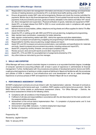 RAP3 Job Description -Office Managers-Districts | DOCX