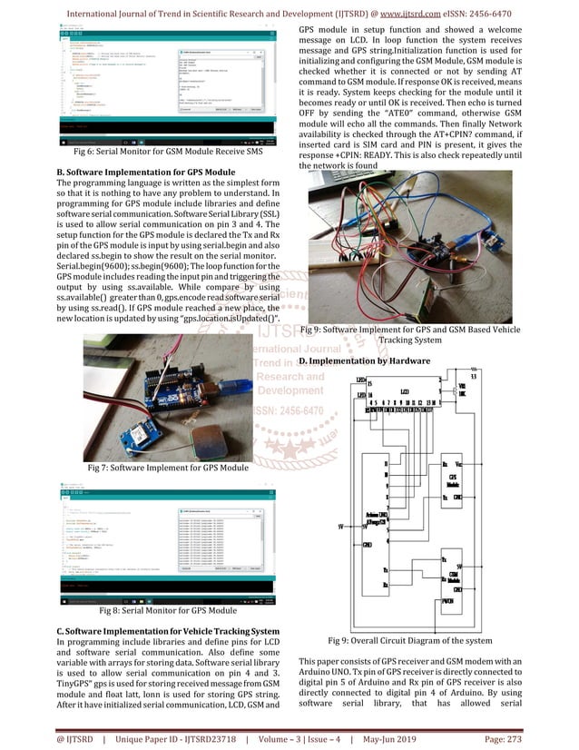 GPS and GSM Based Vehicle Tracking System | PDF