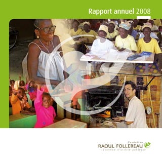 RF 55f - Fondation Raoul Follereau - Rapport Annuel 2008 Slide 1