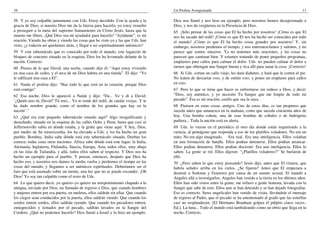 10                                                                                 Un Profeta Avergonzado                                                        11

58 Y yo soy culpable juntamente con Uds. Estoy decidido. Con la ayuda y la         Dios nos llamó y nos hizo un ejemplo, pero nosotros hemos decepcionado a
gracia de Dios, si nuestro Dios me da la fuerza para hacerlo, yo estoy resuelto    Dios, y nos da vergüenza en la Presencia de Dios.
a proseguir a la meta del supremo llamamiento en Cristo Jesús, hasta que la        65 ¡Sólo pensar de las cosas que El ha hecho por nosotros! ¡Cómo es que El
muerte me libere. ¡Qué Dios sea mi ayudador para hacerlo! “Ayúdame”, es mi         nos ha sacado del redil! ¡Cómo es que El nos ha hecho ser conocidos por todo
oración. Viendo las obras y viendo las cosas que he visto yo y las que Uds. han    el mundo! ¡Cómo es que El ha hecho cosas grandes por nosotros! Y, sin
visto, ¿y todavía así quedarnos atrás, y llegar a ser espiritualmente anémicos?    embargo, nosotros perdemos el tiempo, y nos entremezclamos y salimos, y no
59 Y este tabernáculo que es conocido por todo el mundo, este lugarcito de         parece que somos sinceros. Ya no tenemos más oraciones, y las cosas no
bloques de concreto situado en la esquina, Dios los ha levantado delante de la     parecen que caminan bien. Y estamos tratando de poner pequeños programas,
nación. Correcto.                                                                  emplastos para callos para calmar el dolor. Uds. no pueden calmar el dolor a
60 Pienso de lo que David, una noche, cuando dijo él: “Aquí estoy viviendo         menos que obtengan una Sangre buena y rica allí para sanar la cosa. ¡Correcto!
en una casa de cedro, y el arca de mi Dios habita en una tienda”. El dijo: “Yo     66 Si Uds. cortan un callo viejo, les dará diabetes, y hará que le corten el pie.
le edificaré una casa a El”.                                                       No traten de descartar esto, y de omitir esto, y poner un emplasto para callos
61 Natán el profeta dijo: “Haz todo lo que está en tu corazón, porque Dios         en esto.
está contigo”.                                                                     67 Pero lo que se tiene que hacer es enfrentarse sin rodeos a Dios, y decir:
62 Esa noche, Dios le apareció a Natán y dijo: “Da... Ve y di a David:             “Dios, soy anémico, y yo necesito Tu Sangre que me limpie de todo mi
‘¿Quién eres tú, David? Tú eres... Yo te tomé del redil, de cuidar ovejas. Y te    pecado”. Esa es mi oración; confío que sea la suya.
he dado nombre grande, como el nombre de los grandes que hay en la                 68 Piensen en estas cosas, amigos. Uno de estos días, es tan propenso que
nación’.”                                                                          suceda antes que amanezca en la mañana, como que suceda cincuenta años de
63 ¿Qué era este pequeño tabernáculo situado aquí? Algo insignificante y           hoy. Una bomba cohete, una de esas bombas de cobalto o de hidrógeno
desechado, situado en la esquina de las calles Ocho y Penn, hasta que casi ni      pudiera... Toda la nación está en alerta.
Jeffersonville sabía en dónde estaba, y la gente que viene aquí. Y hoy, Dios,      69 Uds. lo vieron en el periódico el otro día donde están requiriendo a la
por medio de Su misericordia, los ha elevado a Uds. y los ha hecho un gran         ciencia, al pentágono que responda a eso de los platillos voladores. No era un
pueblo. Bombay, India sabe dónde está este tabernáculo situado. Durban los         mito. No era algo imaginado. Era real. Era una inteligencia. Ellos volaban
conoce; todas estas otras naciones. Africa sabe dónde está este lugar; la India,   en una formación de batalla. Ellos podían detenerse. Ellos podían arrancar.
Alemania, Inglaterra, Finlandia, Suecia, Europa, Asia, todos ellos, muy abajo      Ellos podían detenerse. Ellos podían discernir. Era una inteligencia. Ellos lo
en las islas de Tailandia, y allá, todos ellos saben al respecto. Y Dios nos ha    saben. La gente se rió. Ellos dijeron: “¿Platillos voladores?” Se burlaron de
hecho un ejemplo para el pueblo. Y pensar, entonces, después que Dios ha           ello.
hecho eso, y nosotros nos damos la media vuelta y perdemos el tiempo en las        70 ¿Pero saben lo que estoy pensando? Jesús dijo, antes que El viniera, que
cosas del mundo, y llegamos a ser anémicos espirituales. Deberíamos ser el         habría señales arriba en los cielos. ¿Se fijaron? Antes que El empezara a
faro que está asentado sobre un monte, una luz que no se puede esconder. ¡Oh       destruir a Sodoma y Gomorra por causa de un asunto sexual, El mandó a
Dios! Yo soy tan culpable como el resto de Uds.                                    Angeles allá a investigarlos. Angeles han venido a la tierra en los últimos años.
64 Lo que quiero decir, yo quiero–yo quiero un arrepentimiento chapado a la        Ellos han sido vistos entre la gente; me refiero a gente honesta, lavada con la
antigua, enviado por Dios, un llamado de regreso a Dios, que cuando hombres        Sangre que sabe de esto. Ellos aun se han detenido y se han dejado fotografiar.
y mujeres entren por esa puerta, en muletas, ellos saldrán sin ellas. Que cuando   Eso es correcto. Seres angelicales han venido de visita, llevándole el mensaje
los ciegos sean conducidos por la puerta, ellos saldrán viendo. Que cuando los     de regreso al Padre, que el pecado se ha amontonado al grado que las estrellas
sordos entren sordos, ellos saldrán oyendo. Que cuando los pecadores entren,       casi no resplandecen. [El Hermano Branham golpea el púlpito cinco veces–
ennegrecidos y tiznados por el pecado, saldrán lavados en la Sangre del            Ed.]. La luna... Todo el mundo está tambaleando como un ebrio que llega en la
Cordero. ¿Qué no podemos hacerlo? Dios llamó a Israel y lo hizo un ejemplo.        noche. Correcto.
 