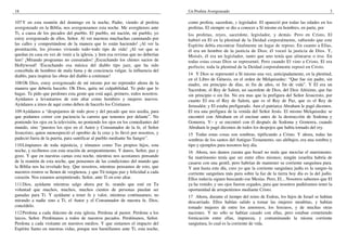 18                                                                                 Un Profeta Avergonzado                                                       3

107 Y en esta reunión del domingo en la noche, Padre, viendo al profeta            como profeta, sacerdote, y legislador. El apareció por todas las edades en los
avergonzado en la Biblia, nos avergonzamos esta noche. Me avergüenzo ante          profetas. El siempre se dio a conocer a Sí mismo en hombres, en parte, por
Ti, a causa de los pecados del pueblo. El pueblo, mi nación, mi pueblo, yo         los profetas, reyes, sacerdote, legislador, y demás. Pero en Cristo, El
estoy avergonzado de ellos, Señor. Al ver nuestras muchachas caminando por         habitó en El en la plenitud de la Deidad corporalmente, sabiendo que este
las calles y comportándose de la manera que lo están haciendo! ¡Al ver la          Espíritu debía encontrar finalmente un lugar de reposo. En cuanto a Elías,
prostitución, los jóvenes viviendo todo–todo tipo de vida! ¡Al ver que se          él era un hombre de la justicia de Dios; él voceó la justicia de Dios. Y,
quedan en casa en vez de venir a la iglesia, y leen esa revistas que no deberían   Moisés, él era un legislador, tanto que uno tenía que alinearse o irse. En
leer! ¡Mirando programas no censurados! ¡Escuchando los chistes sucios de          todas estas cosas Dios se representó. Pero cuando El vino a Cristo, El era
Hollywood! !Escuchando esa música del diablo tipo jazz, que ha sido                perfecto; toda la plenitud de la Deidad corporalmente reposó en Cristo.
concebida de hombres de mala fama y de conciencia vulgar, la influencia del
diablo, para inspirar las obras del diablo a continuar!                            14 Y Dios se representó a Sí mismo una vez, anticipadamente, en la plenitud,
                                                                                   en el Libro de Génesis, en el orden de Melquisedec: “Que fue sin padre, sin
108 Oh Dios, estoy avergonzado de mí mismo por no reprender ahora de la            madre, sin principio de días, ni fin de años, ni fin de vida”. Y El era un
manera que debería hacerlo. Oh Dios, quita mi culpabilidad. Te pido que lo         Sacerdote, el Rey de Salem, un sacerdote de Dios, del Dios Altísimo, que fue
hagas. Te pido que perdones esta gente que está aquí, primero, todos nosotros.     sin principio o sin fin. No era mas que la prefigura del Señor Jesucristo, por
Ayúdanos a levantarnos de este altar como hombres y mujeres nuevos.                cuanto El era el Rey de Salem, que es el Rey de Paz, que es el Rey de
Ayúdanos a irnos de aquí como deben de hacerlo los Cristianos.                     Jerusalén; y El estaba prefigurado. Aun el patriarca Abraham le pagó diezmos.
109 Ayúdanos a “despojarnos de todo peso y del pecado que nos asedia, para         El era una prefigura de la venida del Señor Jesús. El mismo Melquisedec se
que podamos correr con paciencia la carrera que tenemos por delante”. No           encontró con Abraham en el encinar antes de la destrucción de Sodoma y
poniendo los ojos en la televisión, no poniendo los ojos en los comediantes del    Gomorra. Y– y se encontró con él después de Sodoma y Gomorra, cuando
mundo, sino “puestos los ojos en el Autor y Consumador de la fe, el Señor          Abraham le pagó diezmos de todos los despojos que había tomado del rey.
Jesucristo, quien menospreció el oprobio de la cruz y lo llevó por nosotros, y     15 Todas estas cosas son sombras, tipificando a Cristo. Y ahora, todas las
padeció fuera de la puerta, para santificar al pueblo mediante Su Sangre”.         sombras de los santos del Antiguo Testamento, sus altibajos, era una sombra y
110 Límpianos de toda injusticia, y tómanos como Tus propios hijos, esta           tipo y ejemplos para nosotros hoy día.
noche, y recíbenos con esta oración de arrepentimiento. Y danos, Señor, paz y      16 Ahora, nos damos cuenta que Israel no tenía que mezclar el matrimonio.
gozo. Y que en nuestras camas esta noche, mientras nos acostamos pensando          Su matrimonio tenía que ser entre ellos mismos; ningún israelita habría de
de la reunión de esta noche, que pensemos de las condiciones del mundo que         casarse con una gentil, pero habrían de mantener su corriente sanguínea pura.
la Biblia nos ha revelado hoy. Que nosotros, mientras pensamos de esto, que        Y aun hasta este día, creo yo que la corriente sanguínea judía es la sangre–la
nuestros rostros se llenen de vergüenza, y que Tú traigas paz y felicidad a cada   corriente sanguínea más pura sobre la faz de la tierra hoy día es la del judío.
corazón. Nos estamos arrepintiendo, Señor, ante Ti en este altar.                  Ellos todavía siguen buscando ese Mesías. Pero, El... Nosotros sabemos que El
111 Dios, ayúdame mientras salgo ahora por fe, orando que esté en Tu               ya ha venido; y sus ojos fueron cegados, para que nosotros pudiéramos tener la
voluntad que muchos, muchos, muchos cientos de personas puedan ser                 oportunidad de arrepentirnos mediante Cristo.
ganadas para Ti. Y ayúdame a tener fe y valor, mientras continuamos; no            17 Ahora, durante el tiempo del reino de Esdras, los hijos de Israel se habían
mirando a nadie sino a Ti, el Autor y el Consumador de nuestra fe. Dios,           descarriado. Ellos habían salido a tomar las mujeres moabitas, y habían
concédelo.                                                                         tomado mujeres de entre los amorreos, los ferezeos, y de muchas otras
112 Perdona a cada diácono de esta iglesia. Perdona al pastor. Perdona a los       naciones. Y no sólo se habían casado con ellas, pero estaban cometiendo
laicos, Señor. Perdónanos a todos de nuestros pecados. Perdónanos, Señor.          fornicación entre ellas, impureza, y contaminando la misma corriente
Perdona a cada visitante en nuestros medios. Y que sintamos el impacto del         sanguínea, lo cual es la corriente de vida.
Espíritu Santo en nuestras vidas, porque nos humillamos ante Ti, esta noche,
 