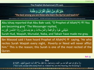 Al Quran (Chapter 56): Surah Al Waqiah [The Inevitable, The Event] | PDF