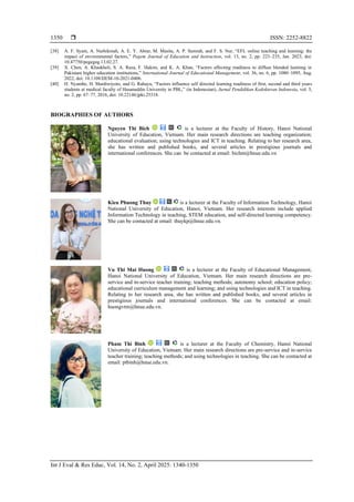 Investigation of the factors affecting students’ self-directed learning ...