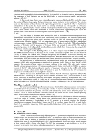 Design and psychometric validation of the research competency scale for ...