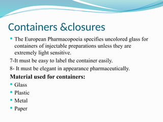 Container and it's typesA complete presentation | PPT