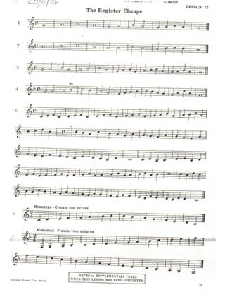 MÉTODO BÁSICO DE CLARINETE - RUBANK