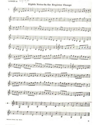 MÉTODO BÁSICO DE CLARINETE - RUBANK