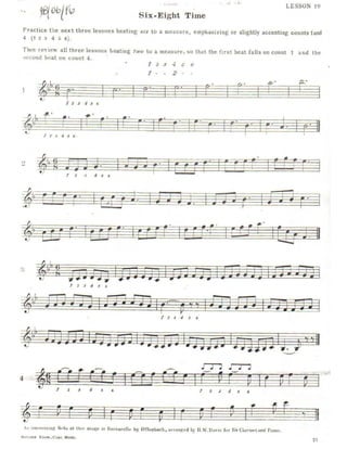 MÉTODO BÁSICO DE CLARINETE - RUBANK