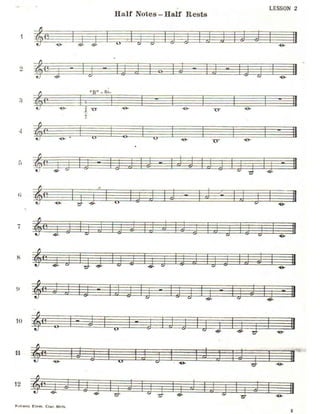 MÉTODO BÁSICO DE CLARINETE - RUBANK