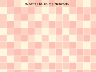 What's The Trump Network?
 