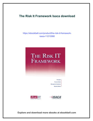 Download full ebook of The Risk It Framework Isaca instant download pdf ...