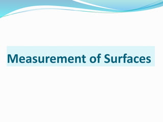 Measurement of Surfaces
 