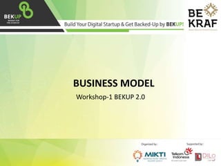 BUSINESS MODEL
Workshop-1 BEKUP 2.0
 