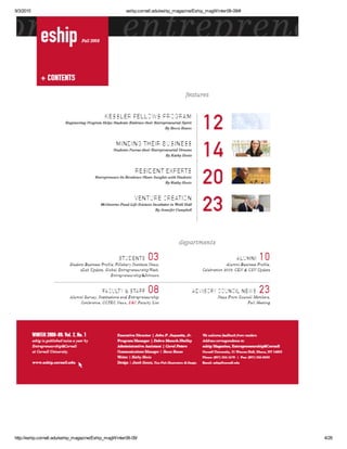 9/3/2015 eship.cornell.edu/eship_magazine/Eship_magWinter08­09/#
http://eship.cornell.edu/eship_magazine/Eship_magWinter08­09/ 4/28
 