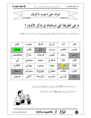 I can do it.                                         I will do it.




         !




                          Egypt



                     .(           )         ( 10 )            •

                           .          (2)                     •




www.nezarkamal.com                                             17
 