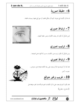 I can do it.                     I will do it.

                                         -6
                     .




                                         -7
                             .




                                         -8
                         .


                                         -9



                                       -10

                                 (              )



www.nezarkamal.com                         20
 