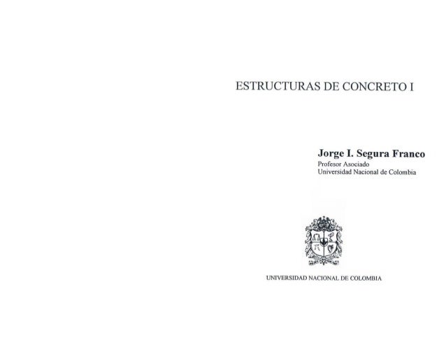 Estructuras De Concreto I Jorge Segura