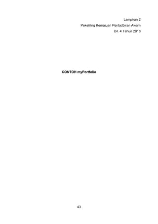 PEKELILING KEMAJUAN PENTADBIRAN AWAM BIL. 4 TAHUN 2018