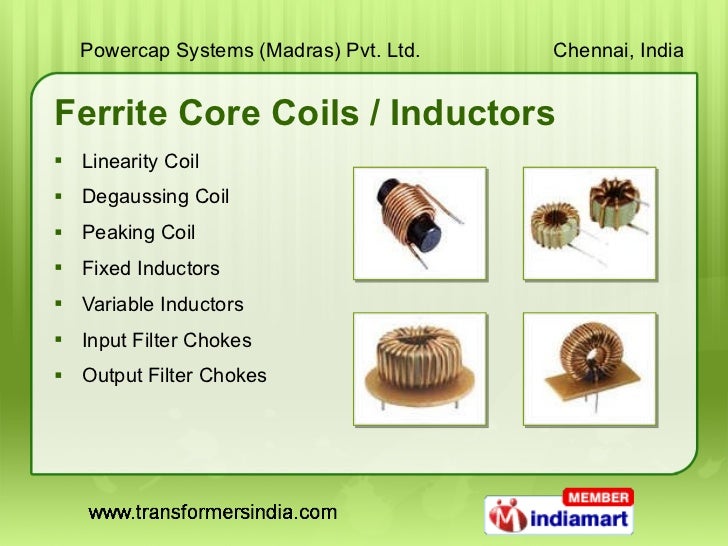 Ferrite Core Toroid Chokes By Powercap Transformer Technologies Private