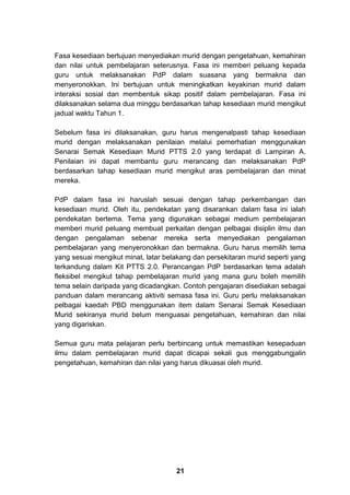 kit program transisi tahun 1 | PDF