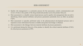Quality by design in pharmaceutical development | PPTX