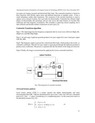 PERFORMANCE ANALYSIS OF TEXTURE IMAGE RETRIEVAL FOR CURVELET ...