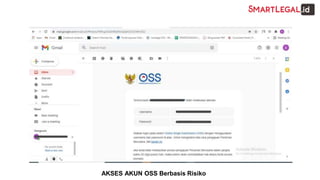 AKSES AKUN OSS Berbasis Risiko
 