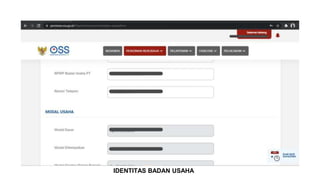 IDENTITAS BADAN USAHA
 