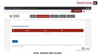 DATA MAKSUD DAN TUJUAN
 