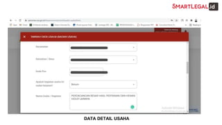 DATA DETAIL USAHA
 
